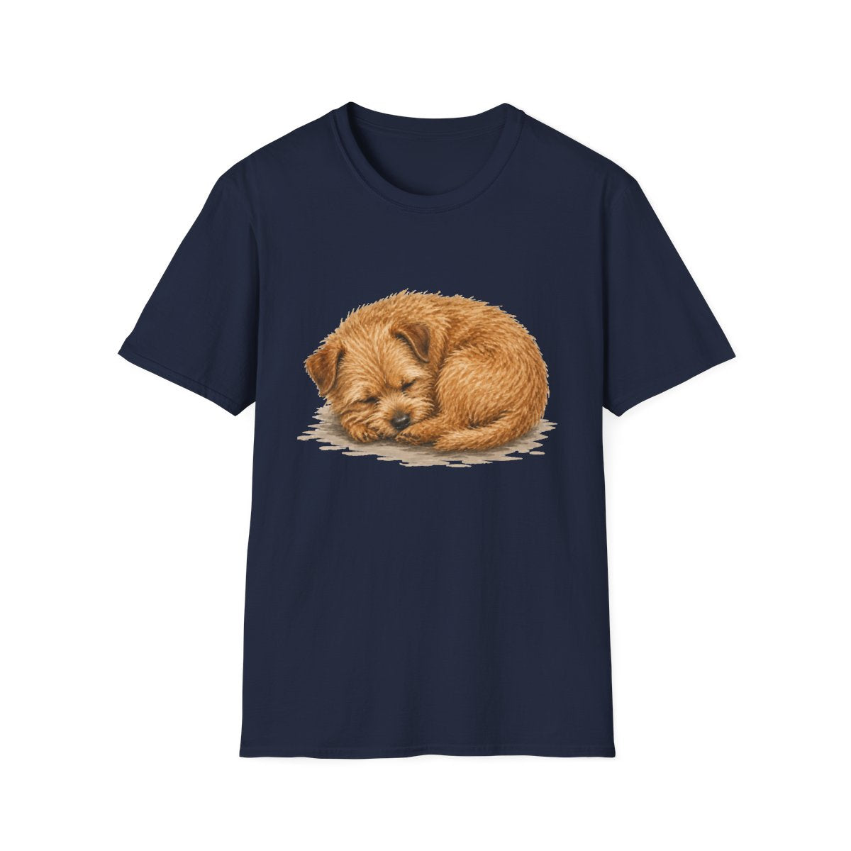 Norfolk Terrier Rest At Last Tee - Navy