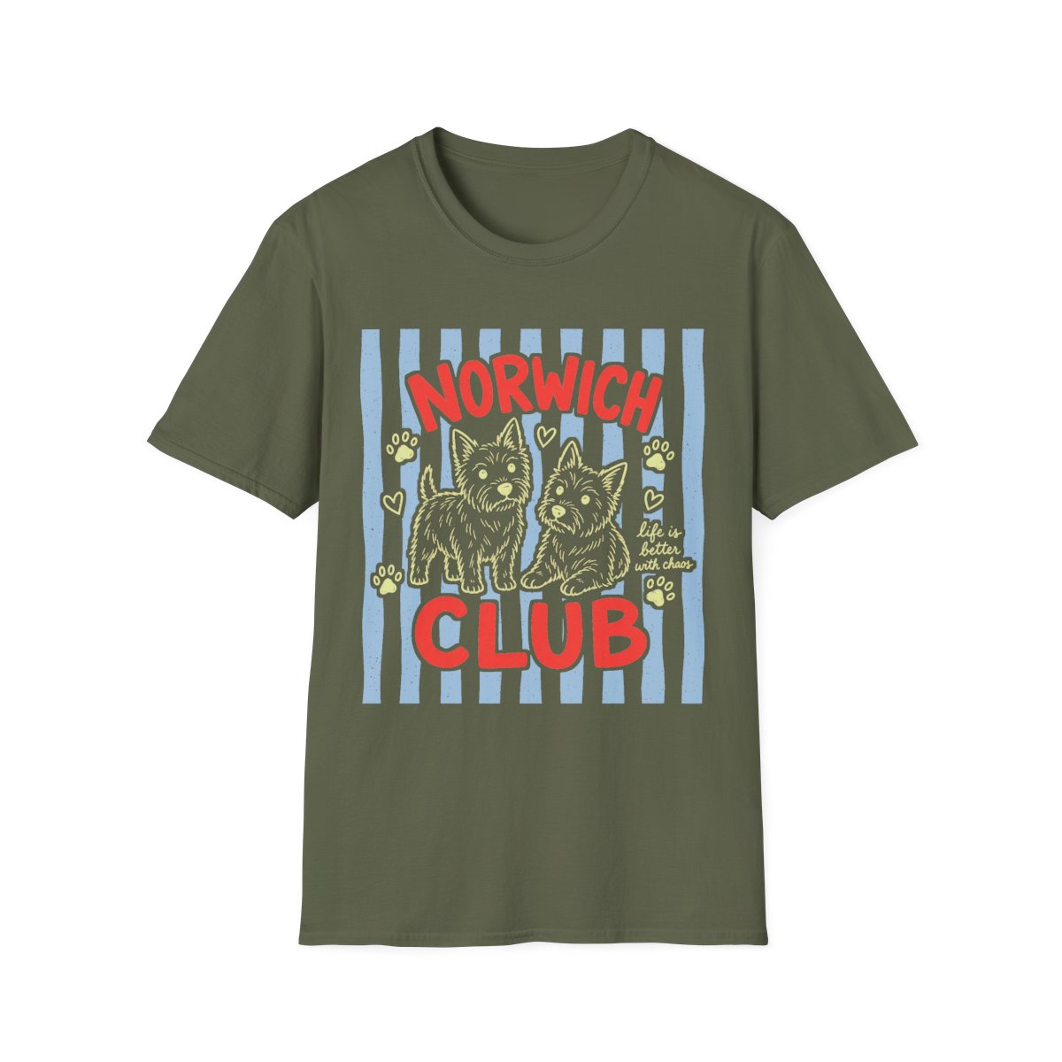 Norwich Club Tee - Military Green