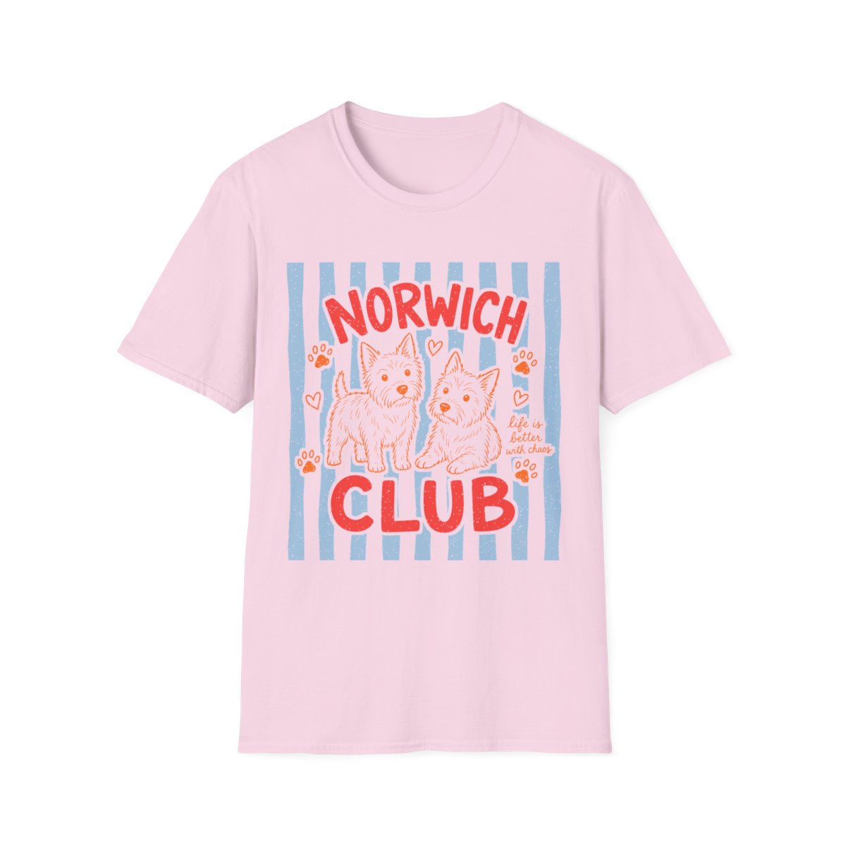 Norwich Club Tee - Light Pink