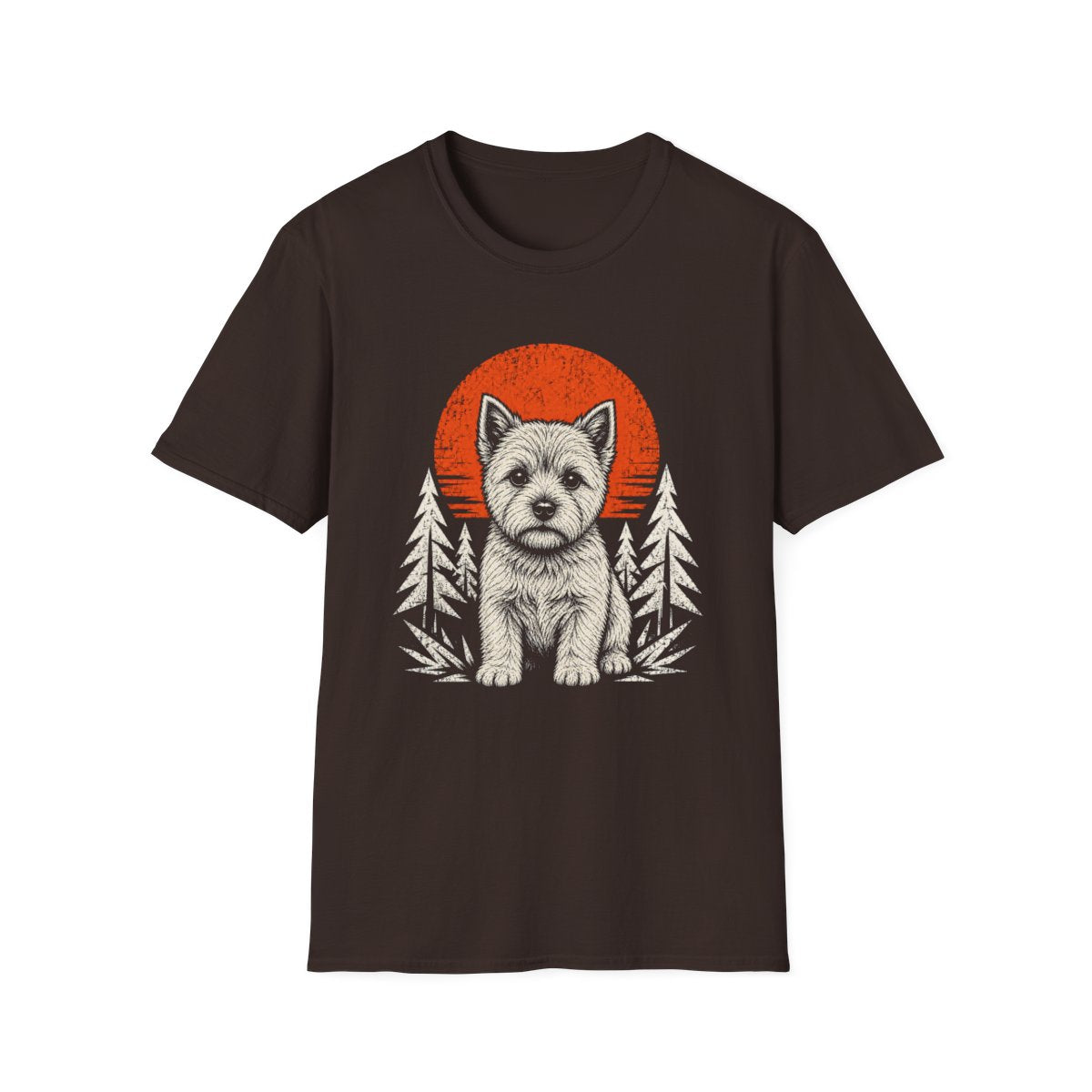 Norwich Terrier Adventure Club Tee - Dark Chocolate