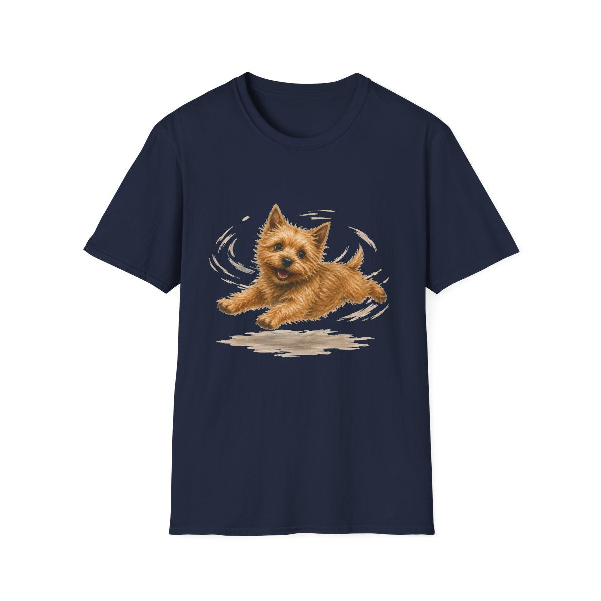 Norwich Terrier Certified Zoomies Champion Tee - Navy