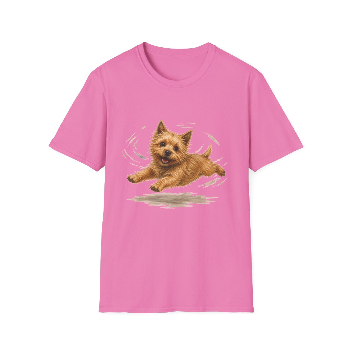 Norwich Terrier Certified Zoomies Champion Tee - Azalea