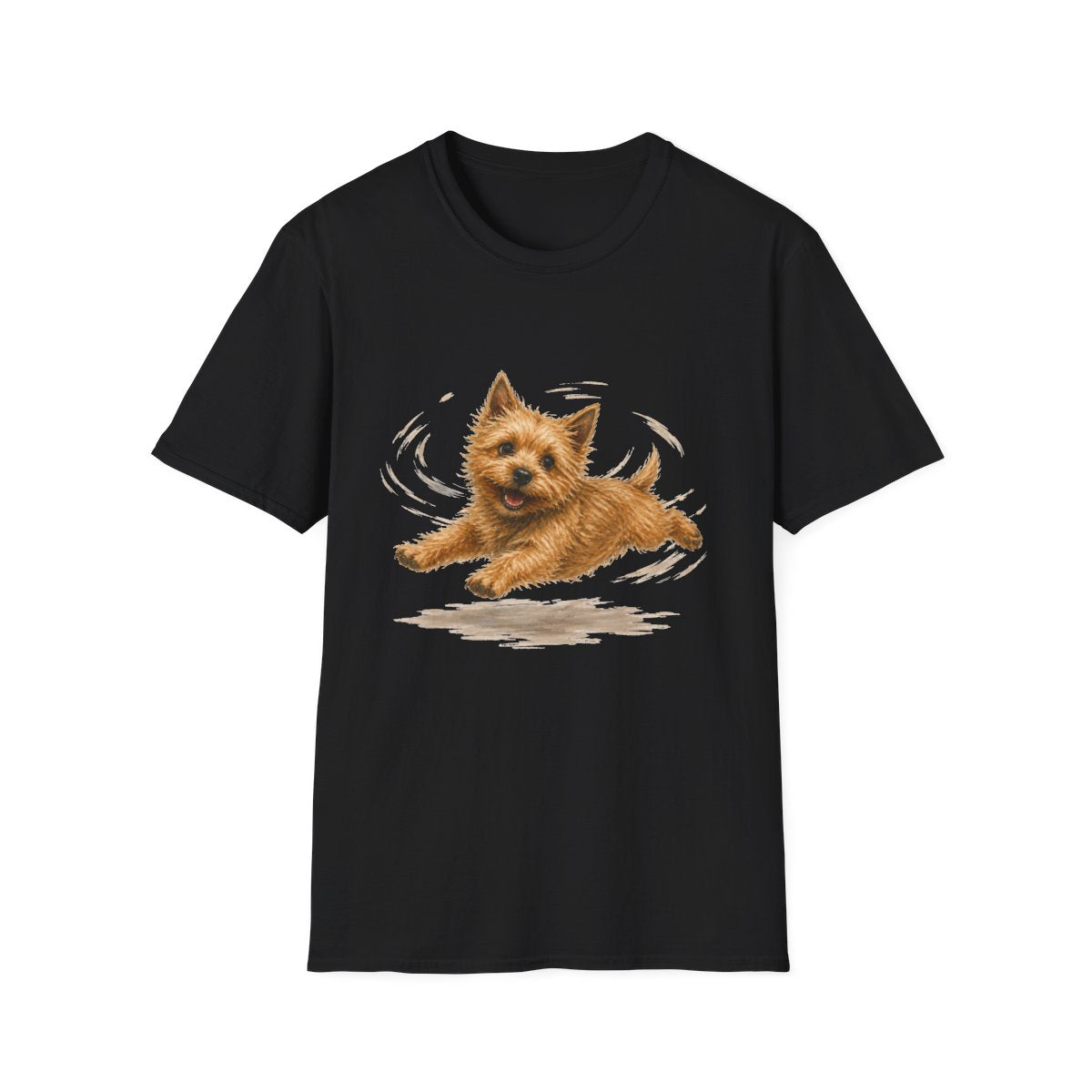 Norwich Terrier Certified Zoomies Champion Tee - Black