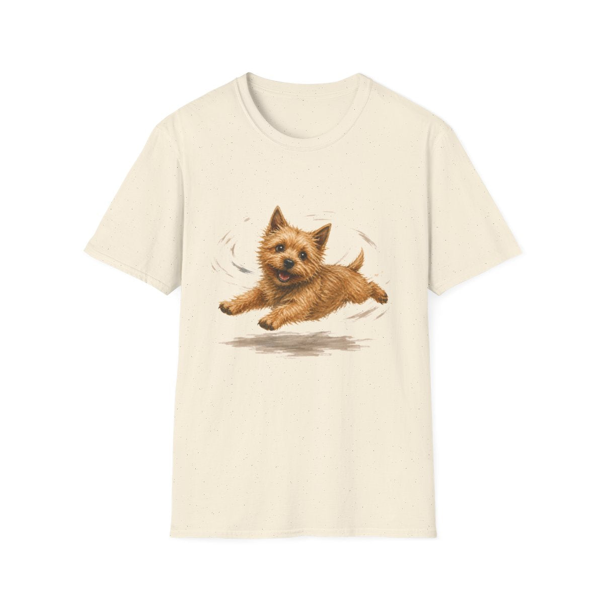 Norwich Terrier Certified Zoomies Champion Tee - Natural