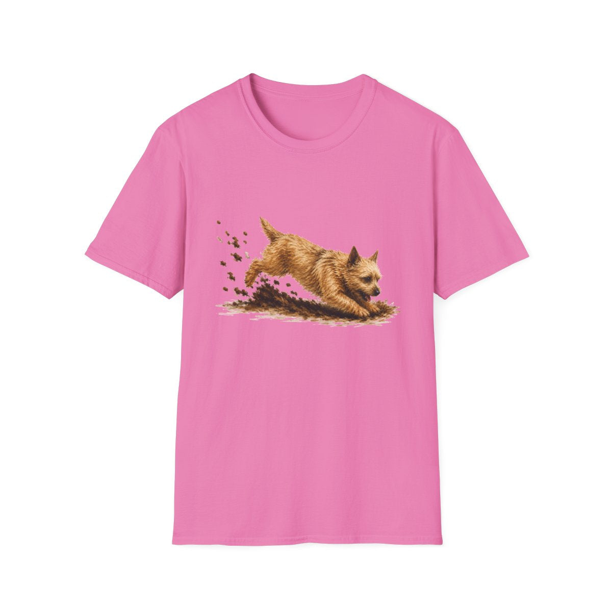 Norwich Terrier Excavating Mode On Tee - Azalea