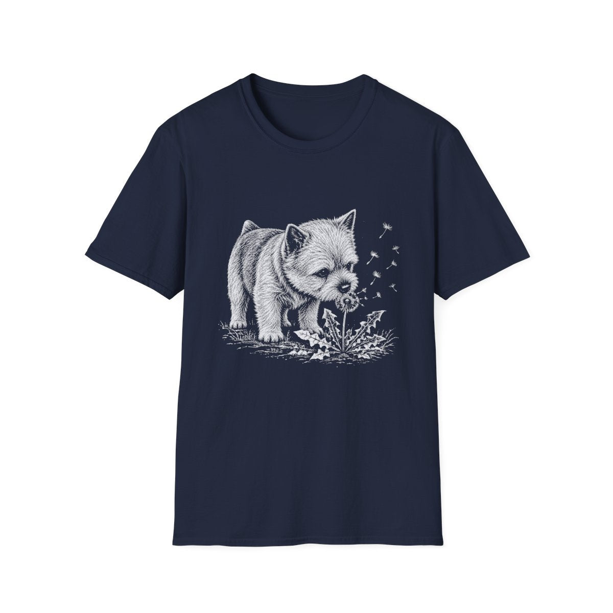 Norwich Terrier Make A Wish Tee - Navy