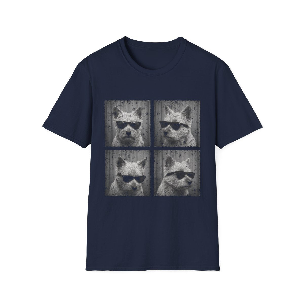 Norwich Terrier Photo Booth Tee - Navy