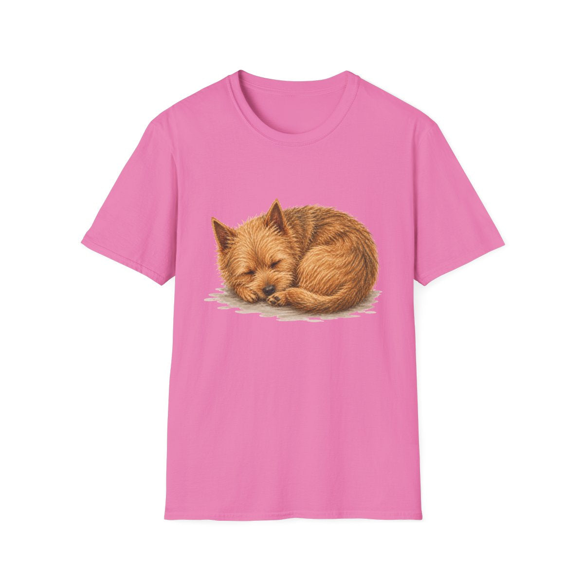 Norwich Terrier Rest At Last Tee - Azalea