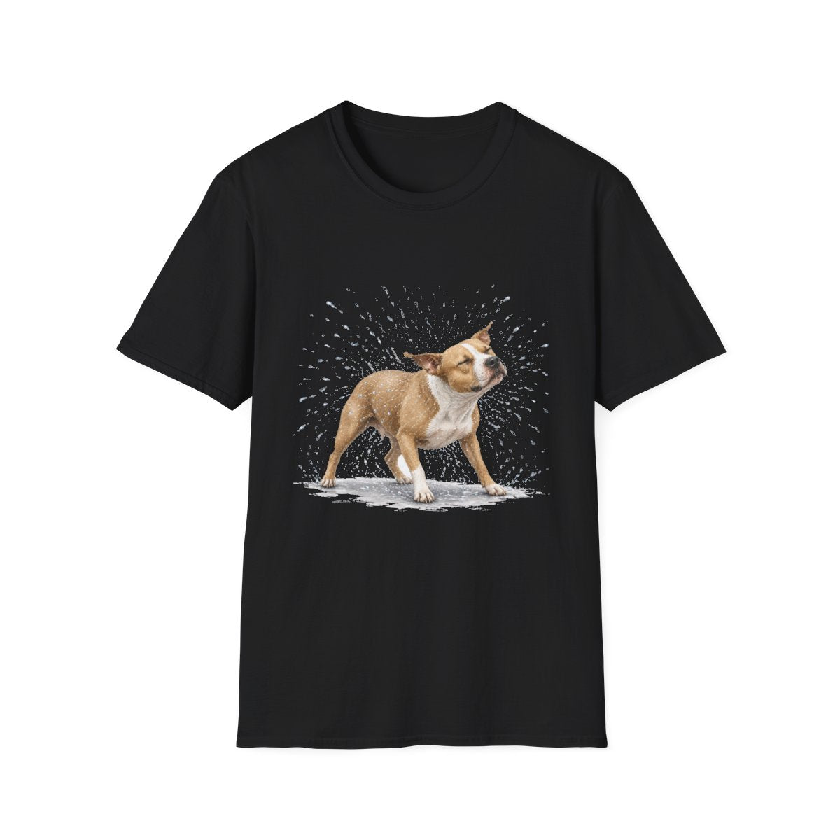 Not A Fan Of Bath Time American Pit Bull Terrier Tee - Black