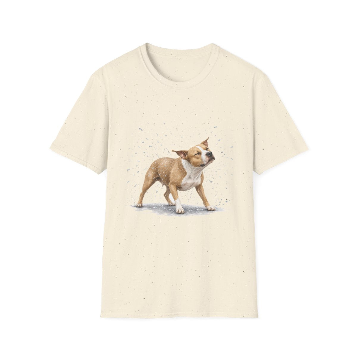 Not A Fan Of Bath Time American Pit Bull Terrier Tee - Natural