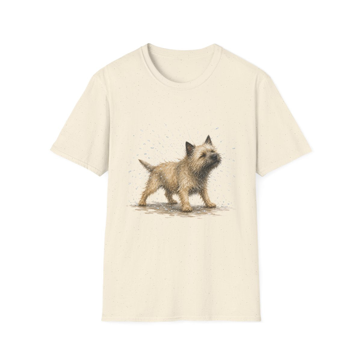 Not A Fan Of Bath Time Cairn Terrier Tee - Natural