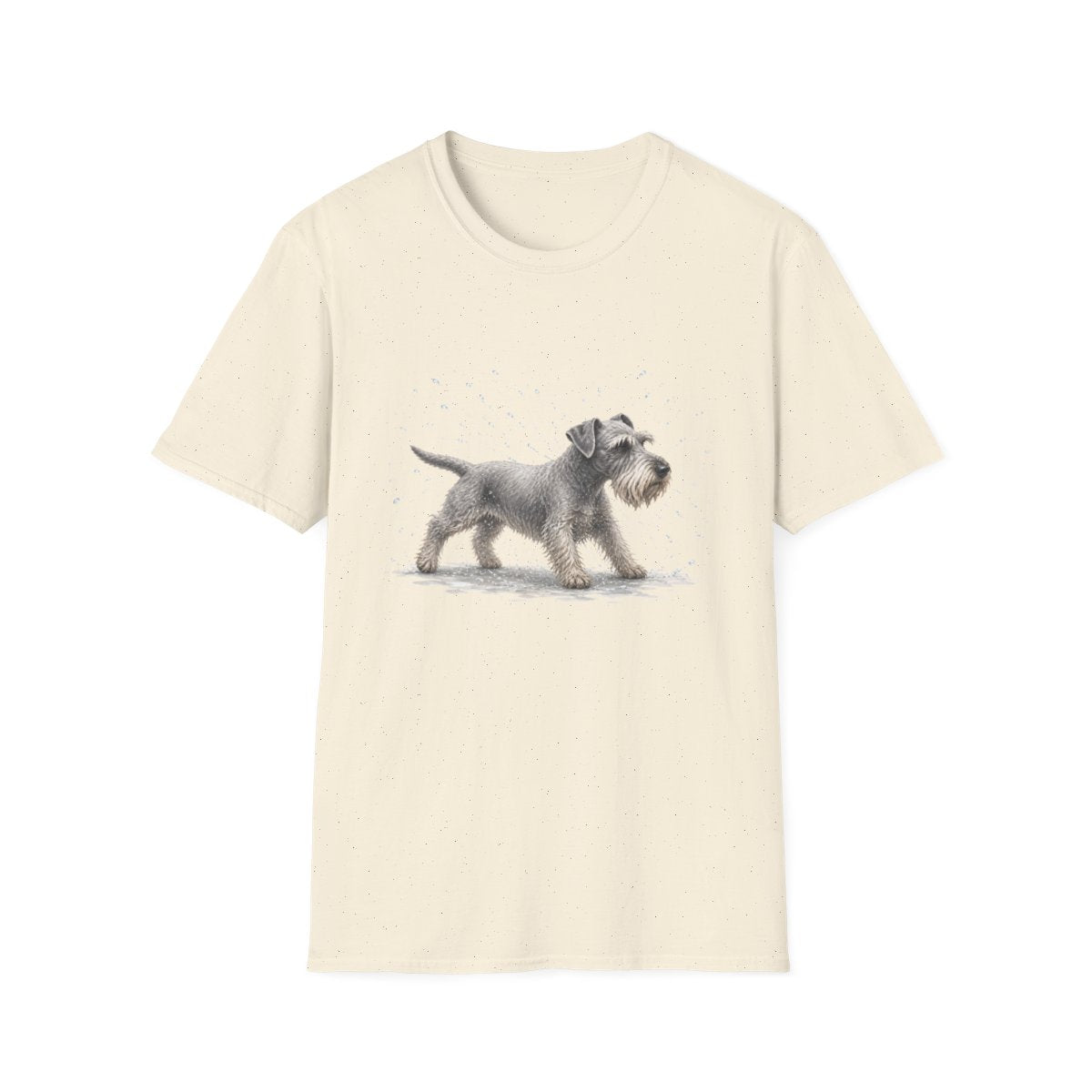 Not A Fan Of Bath Time Cesky Terrier Tee - Natural