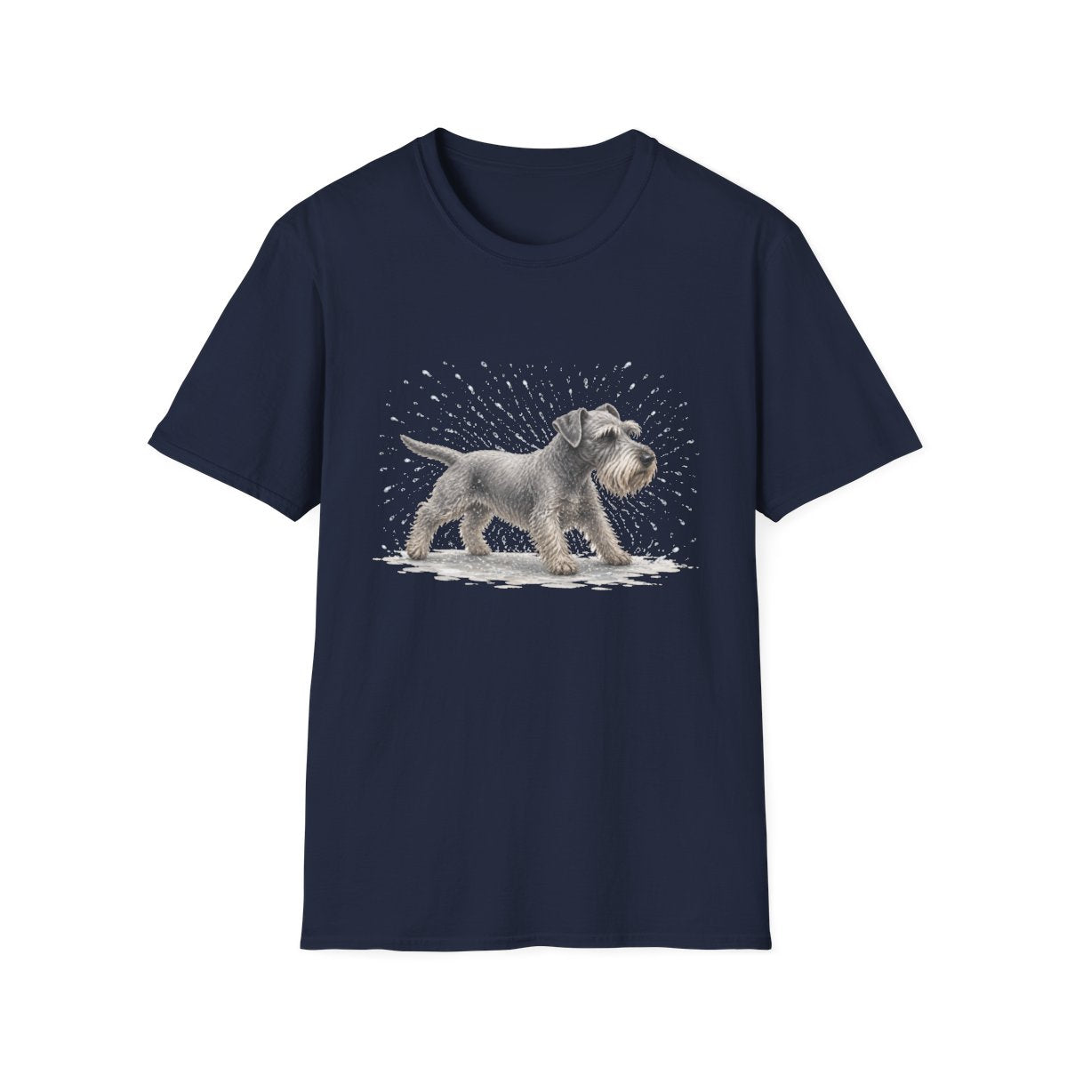 Not A Fan Of Bath Time Cesky Terrier Tee - Navy