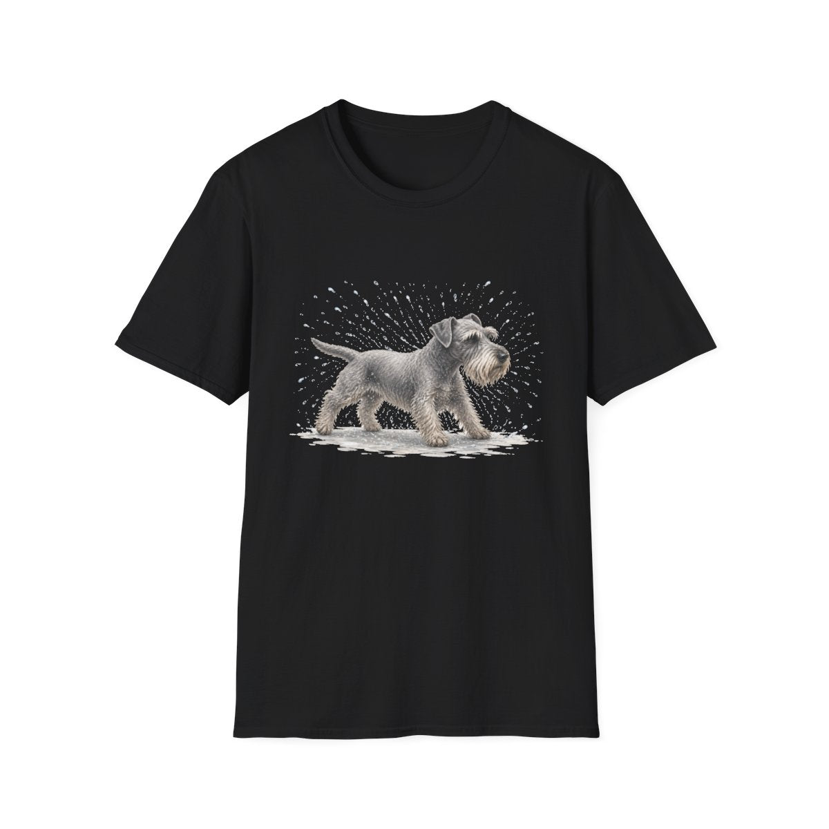 Not A Fan Of Bath Time Cesky Terrier Tee - Black