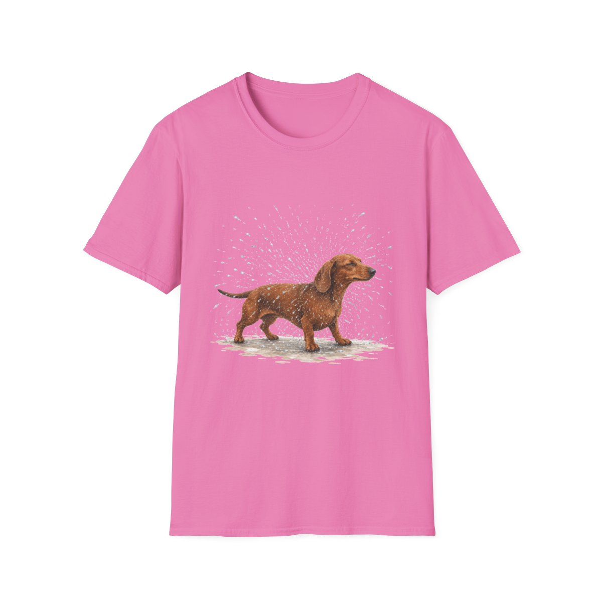 Not A Fan Of Bath Time Dachshund Tee - Azalea