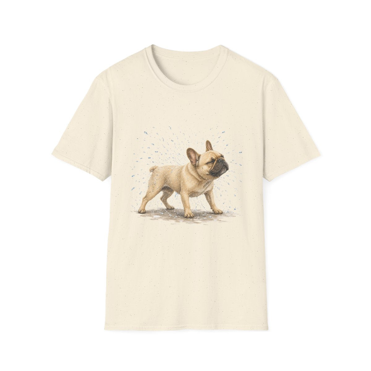 Not A Fan Of Bath Time French Bulldog Tee - Natural