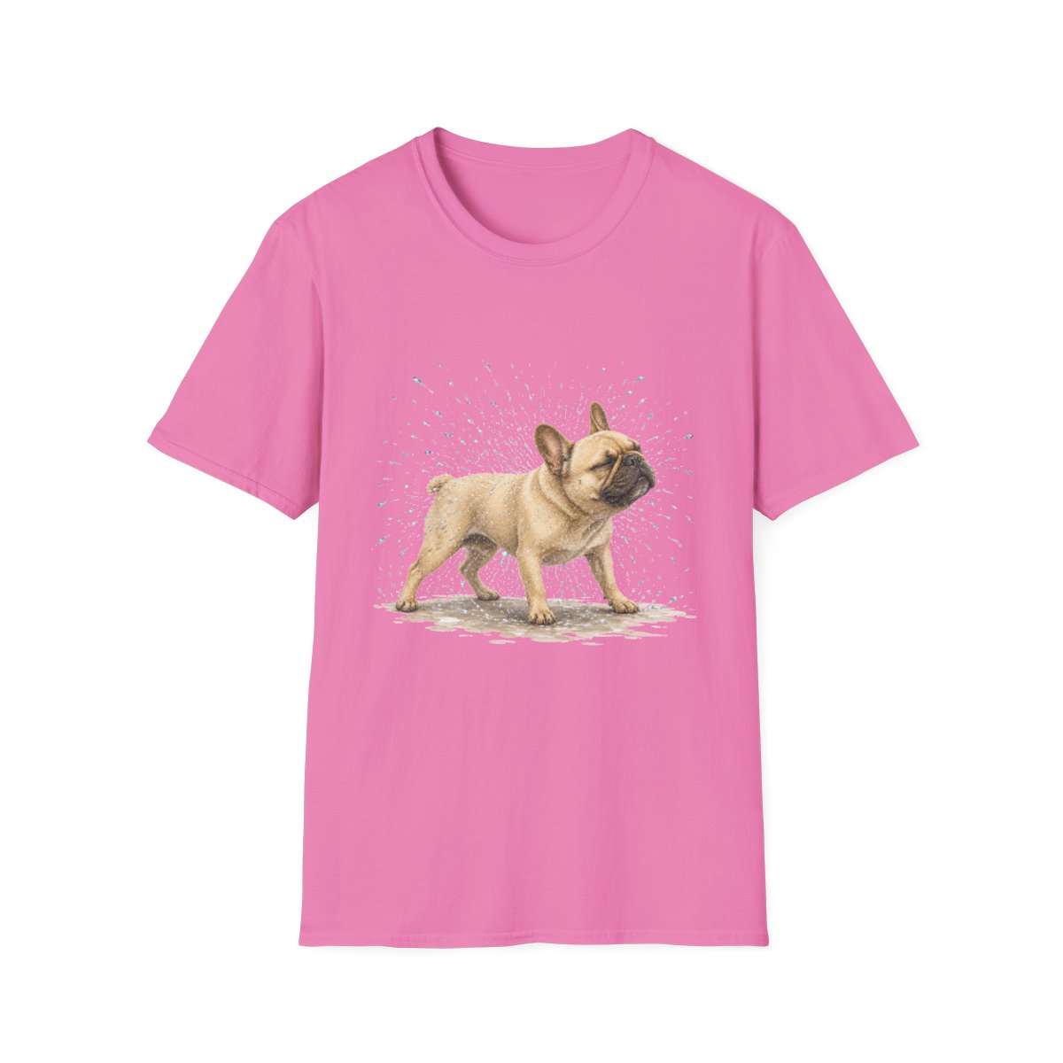 Not A Fan Of Bath Time French Bulldog Tee - Azalea
