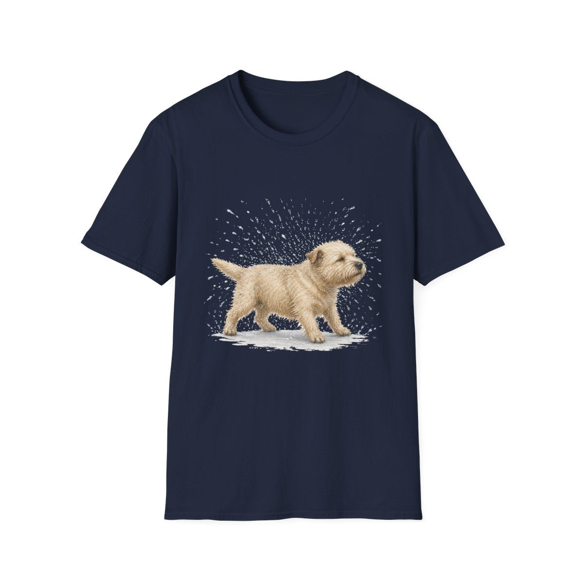 Not A Fan Of Bath Time Glen of Imaal Terrier Tee - Navy