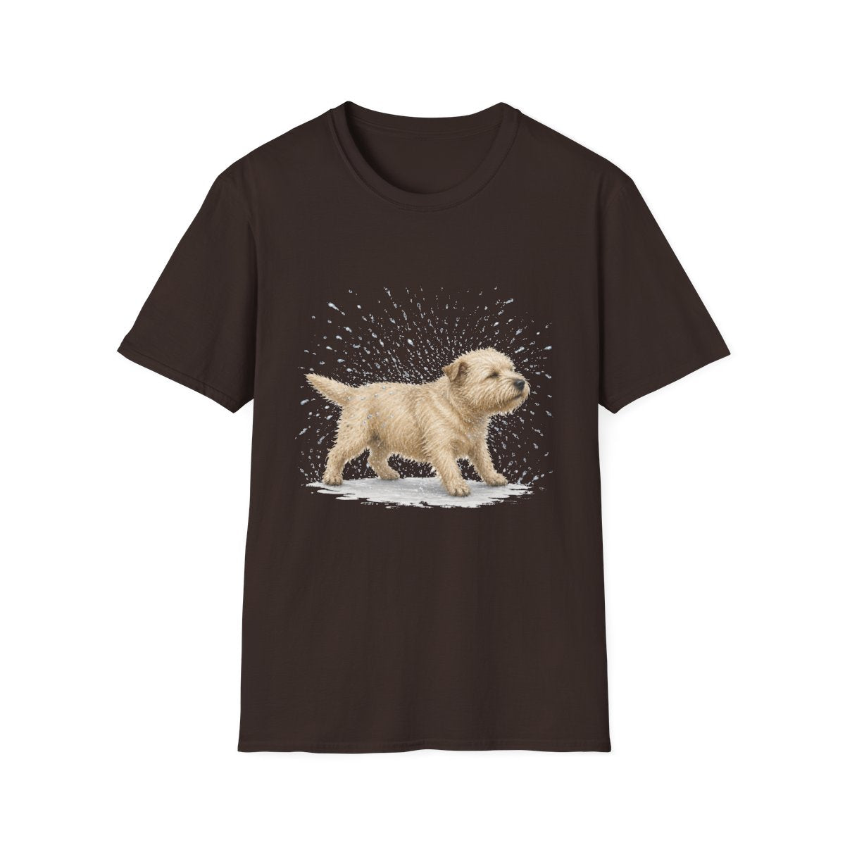 Not A Fan Of Bath Time Glen of Imaal Terrier Tee - Dark Chocolate