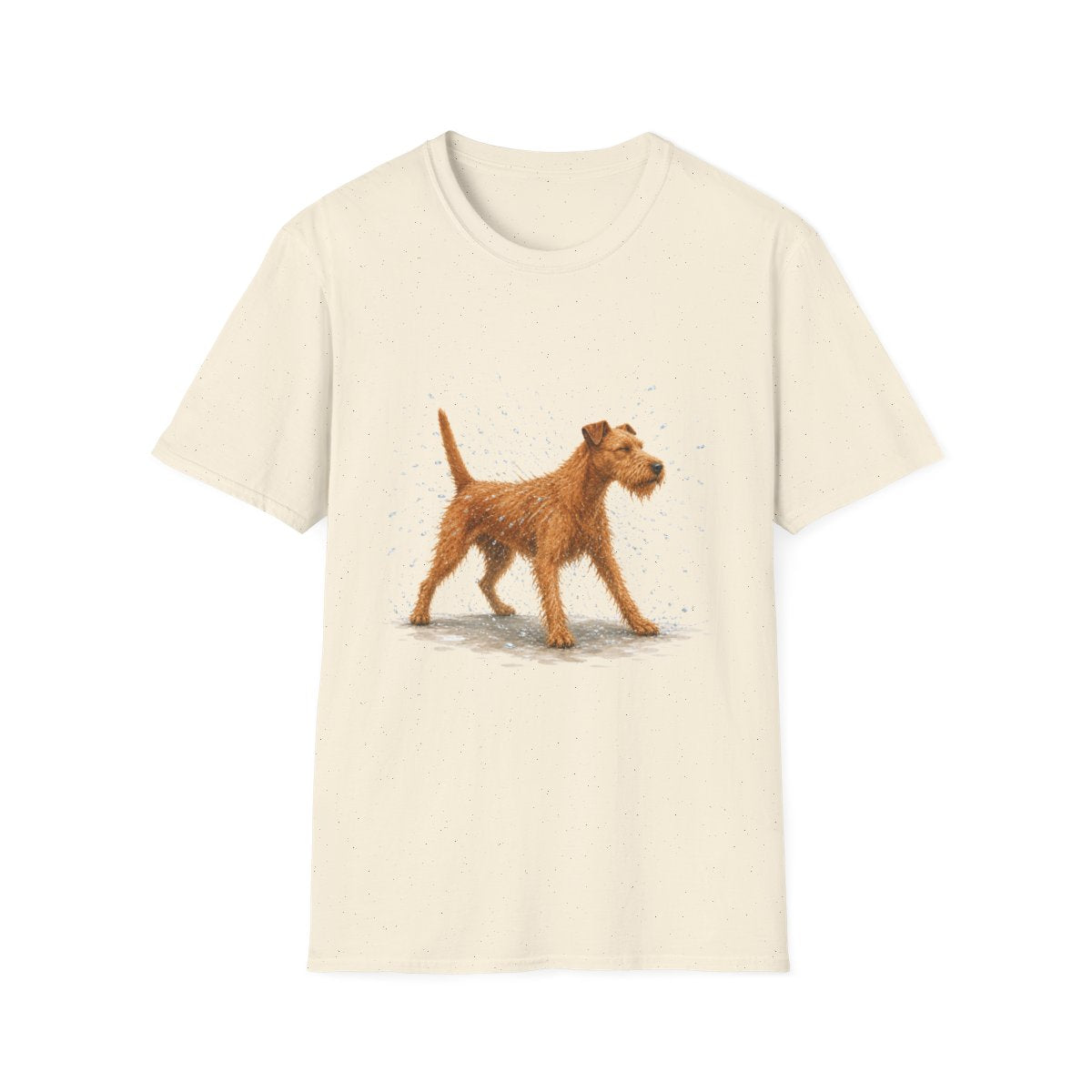 Not A Fan Of Bath Time Irish Terrier Tee - Natural