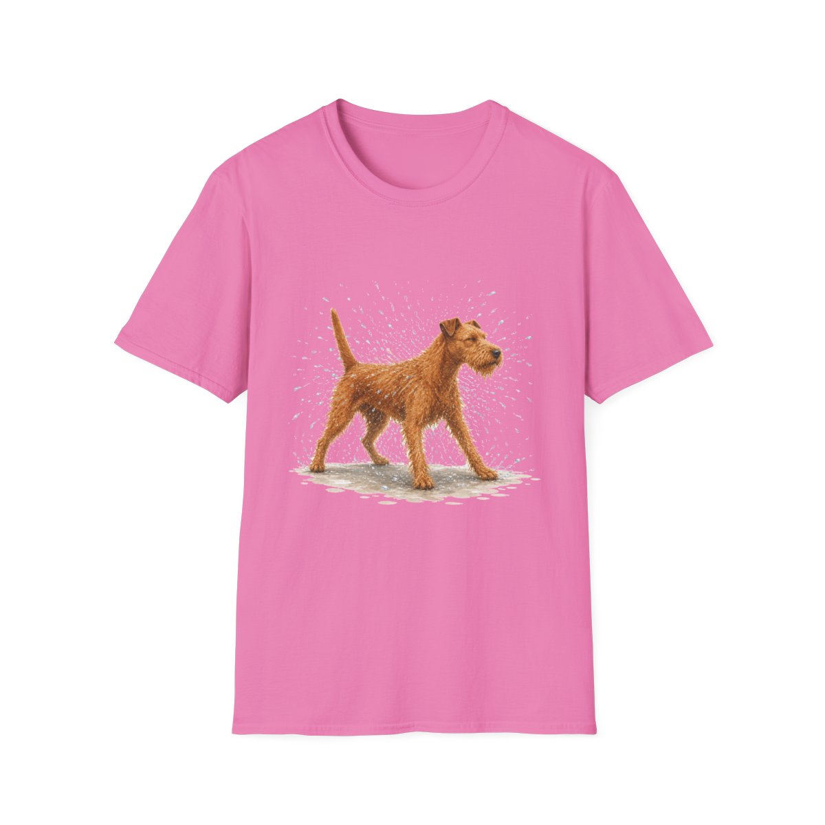 Not A Fan Of Bath Time Irish Terrier Tee - Azalea
