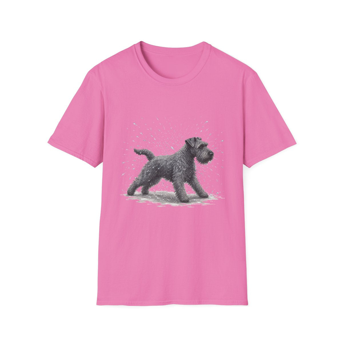 Not A Fan Of Bath Time Kerry Blue Terrier Tee - Azalea
