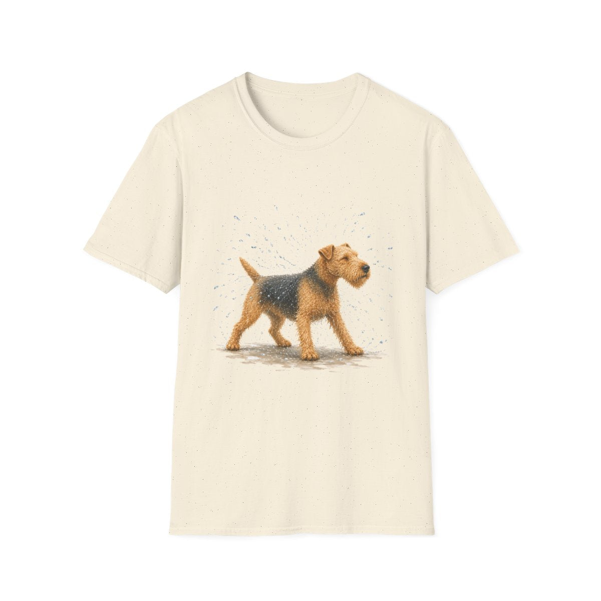 Not A Fan Of Bath Time Lakeland Terrier Tee - Natural