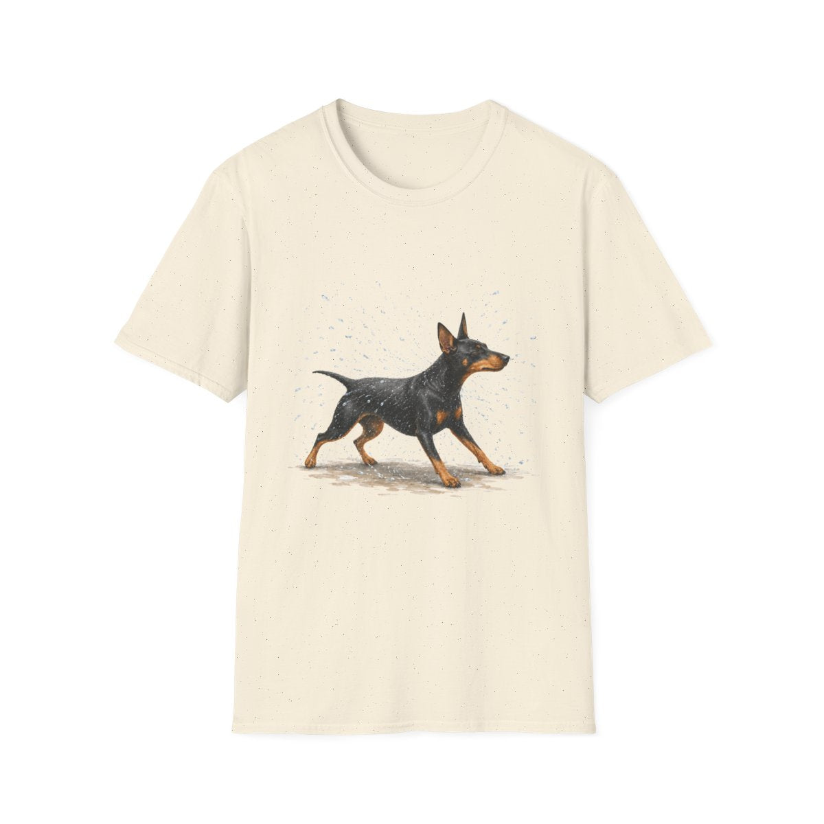 Not A Fan Of Bath Time Manchester Terrier Tee - Natural