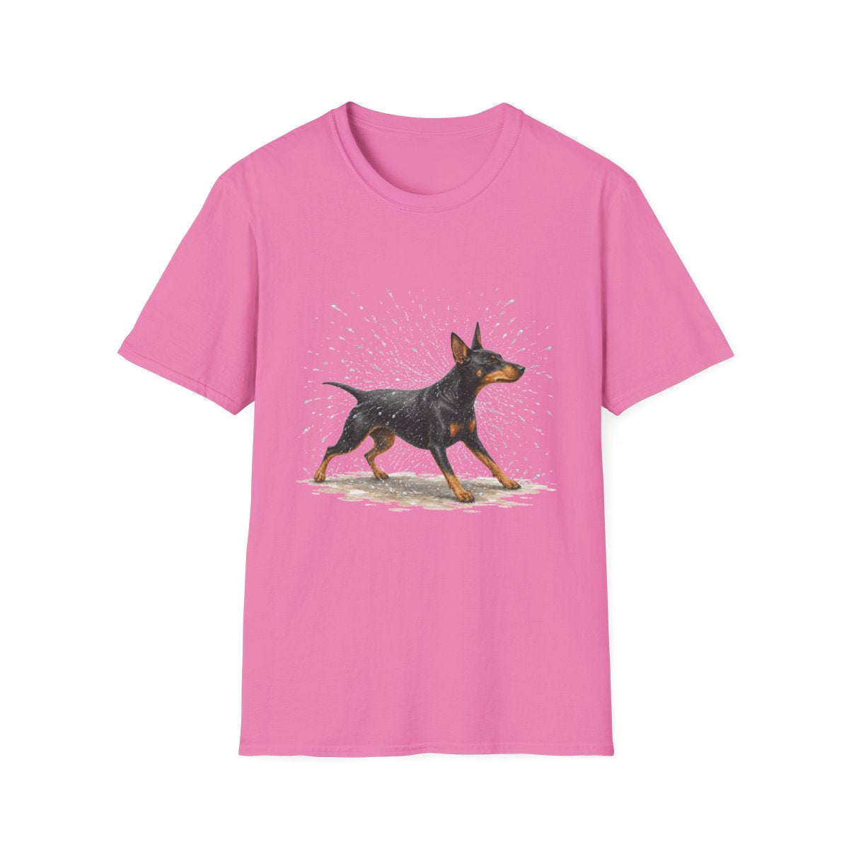 Not A Fan Of Bath Time Manchester Terrier Tee - Azalea