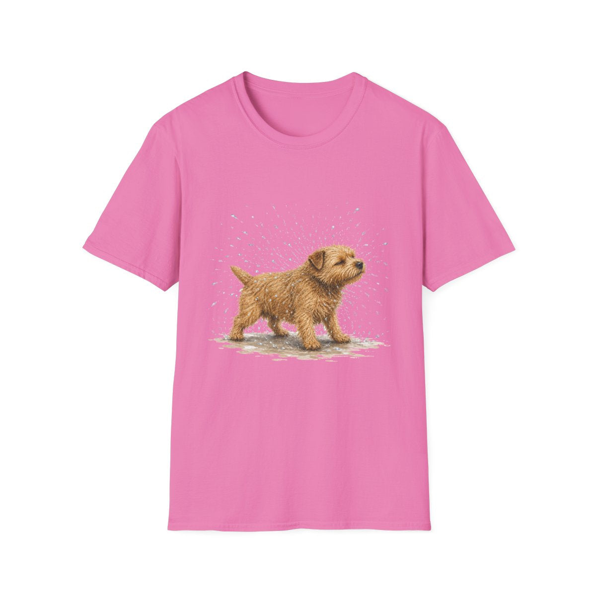 Not A Fan Of Bath Time Norfolk Terrier Tee - Azalea