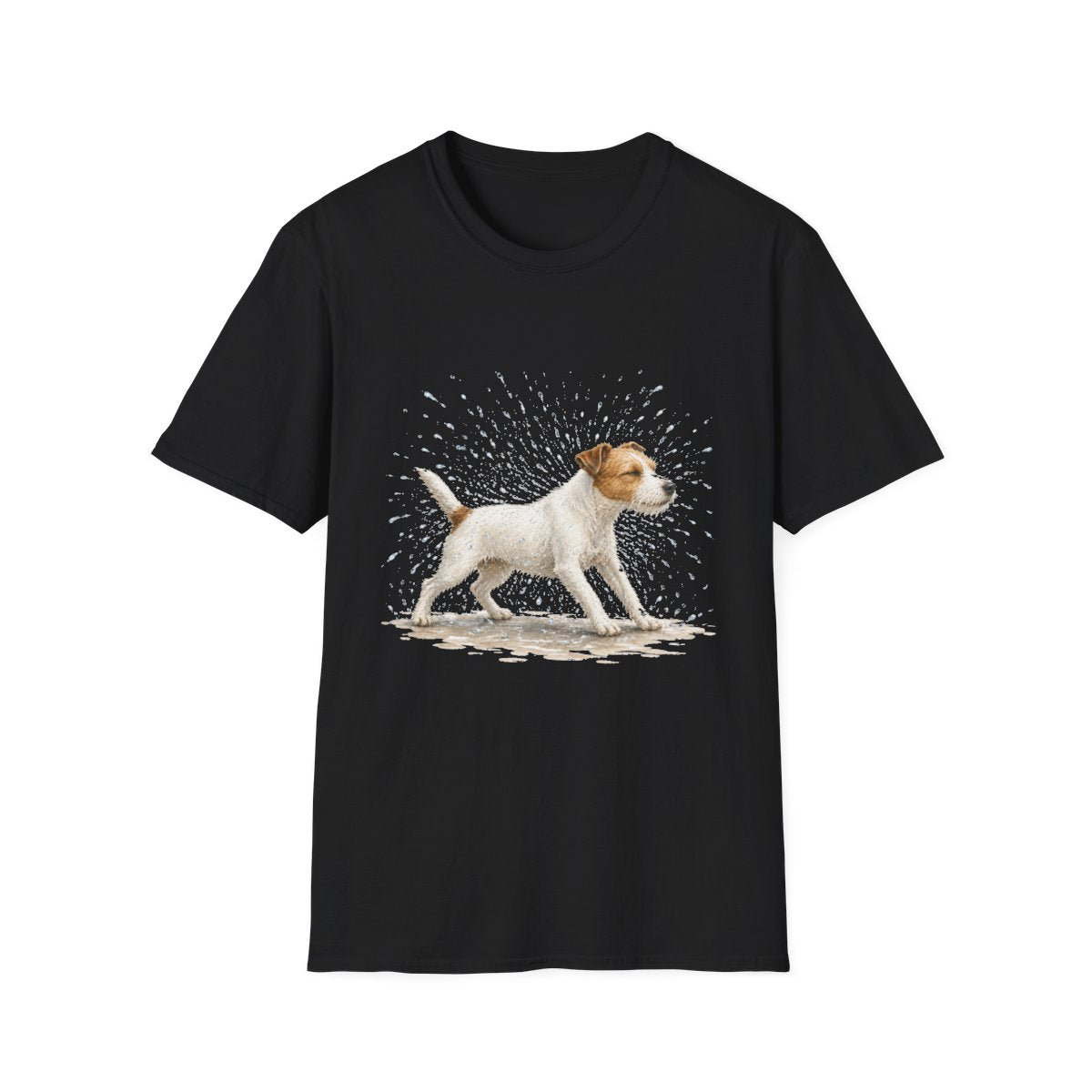 Not A Fan Of Bath Time Parson Russell Terrier Tee - Black