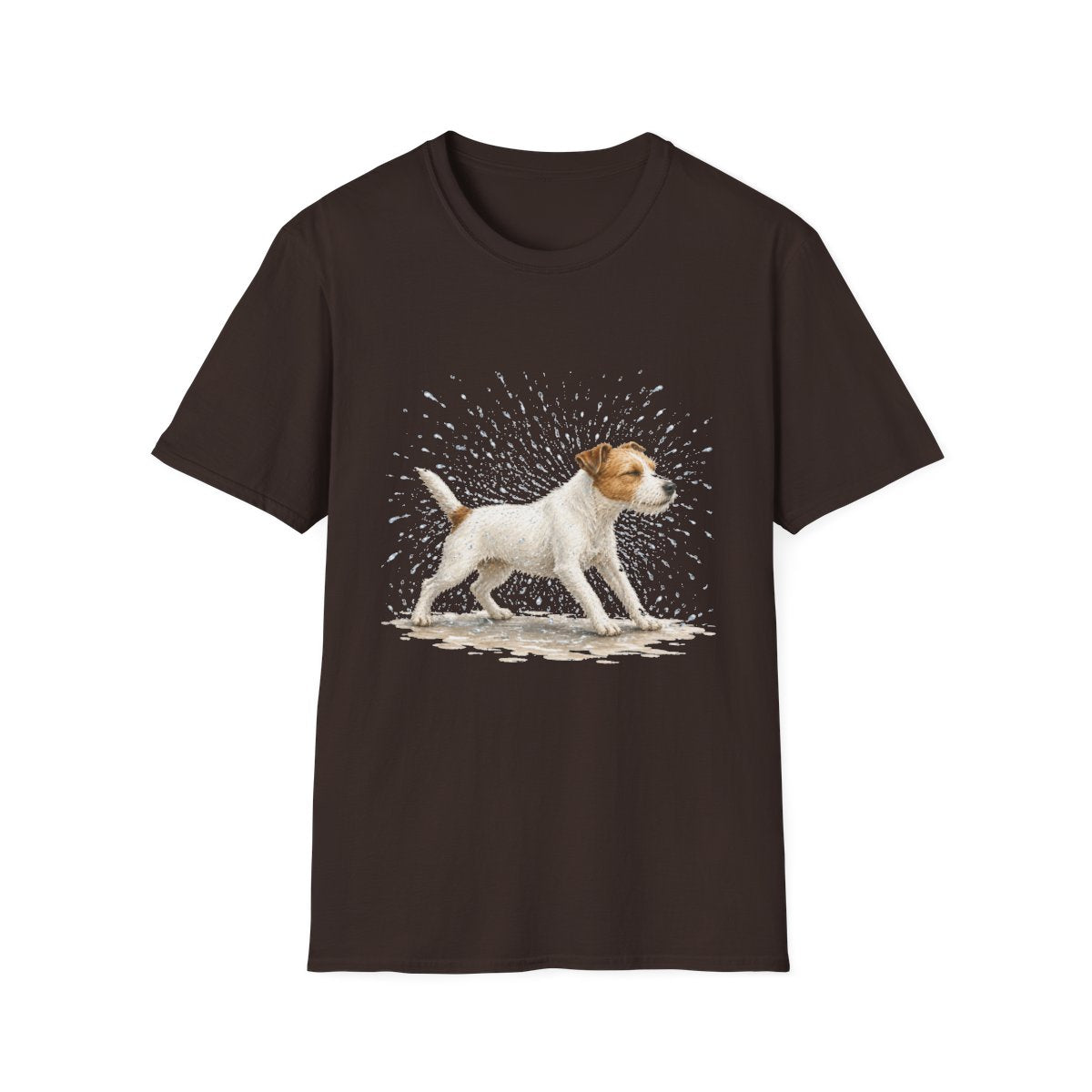 Not A Fan Of Bath Time Parson Russell Terrier Tee - Dark Chocolate