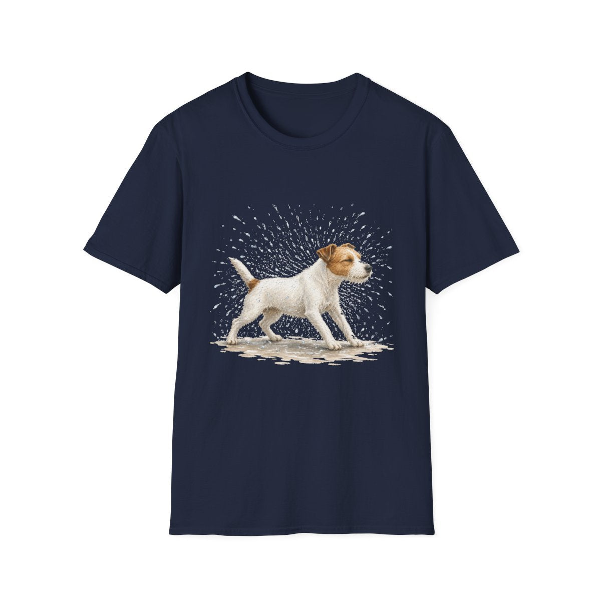 Not A Fan Of Bath Time Parson Russell Terrier Tee - Navy