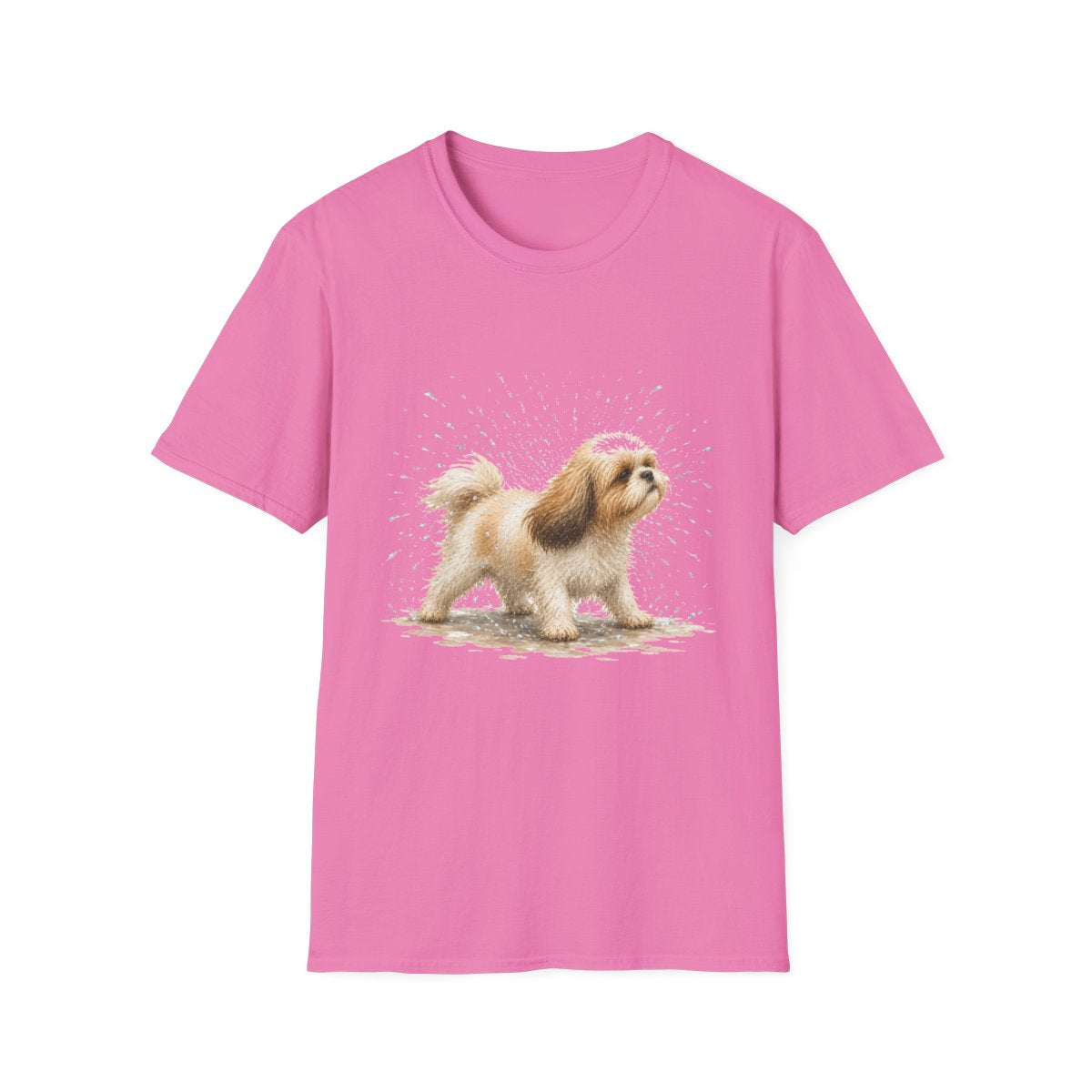 Not A Fan Of Bath Time Shih Tzu Tee - Azalea