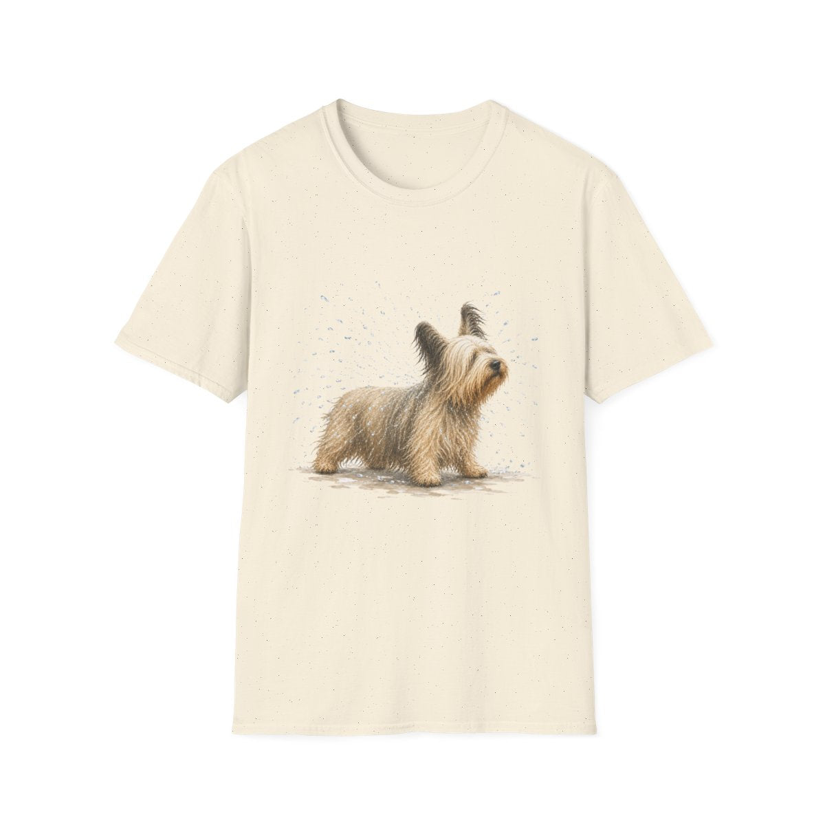 Not A Fan Of Bath Time Skye Terrier Tee - Natural