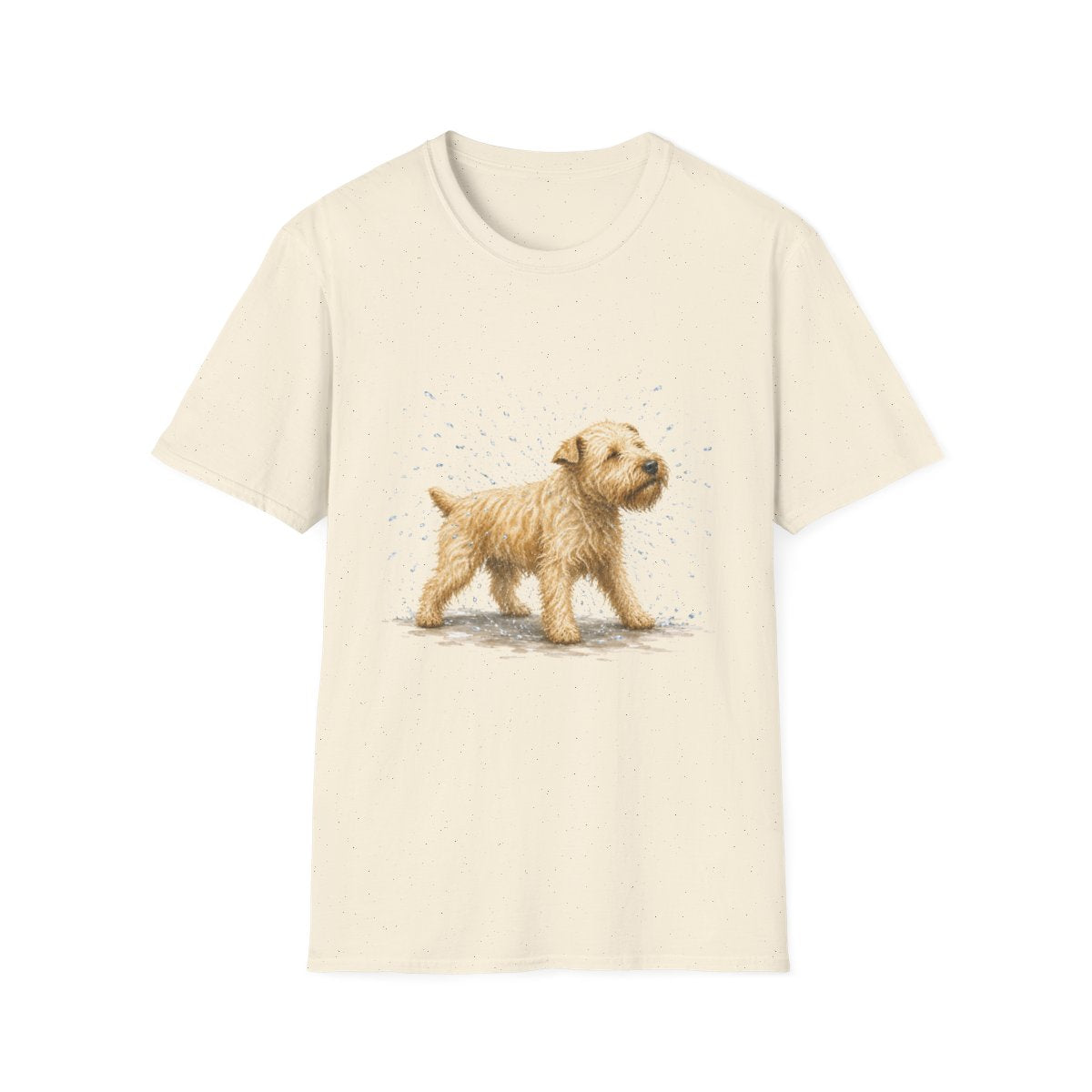 Not A Fan Of Bath Time Soft Coated Wheaten Terrier Tee - Natural