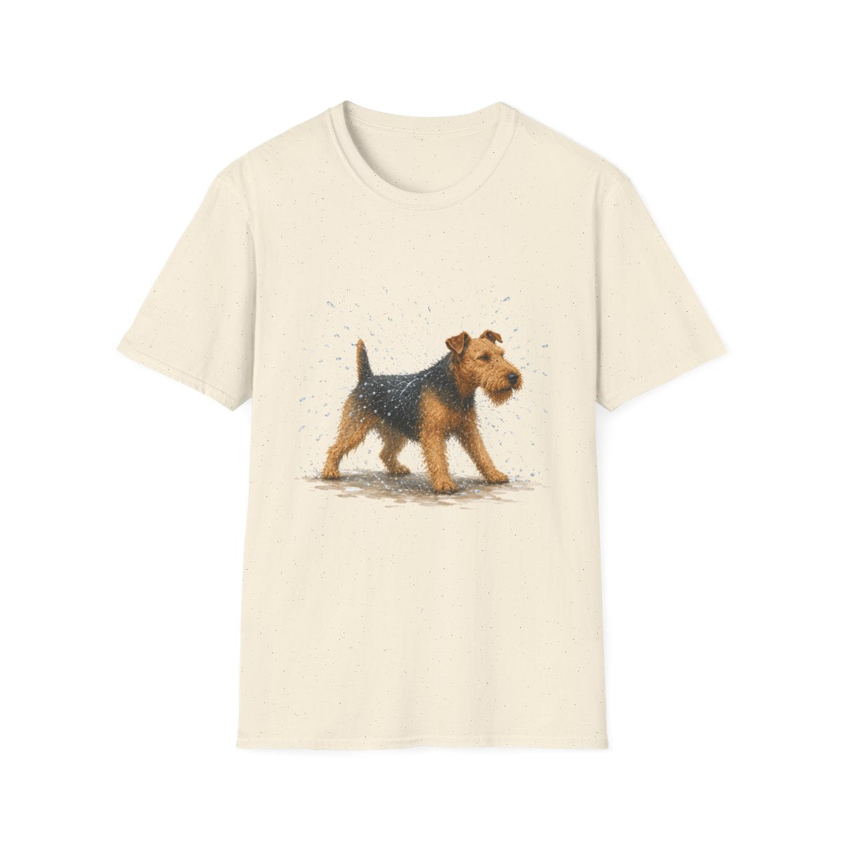 Not A Fan Of Bath Time Welsh Terrier Tee - Natural