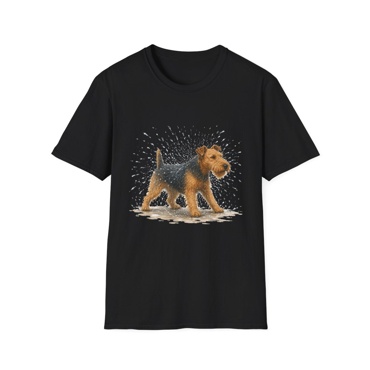 Not A Fan Of Bath Time Welsh Terrier Tee - Black