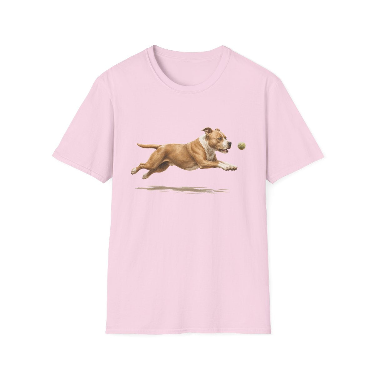 Nothing Gets Past My American Pit Bull Terrier Tee - Light Pink