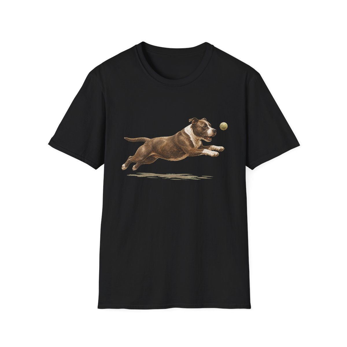 Nothing Gets Past My American Staffordshire Terrier Tee - Black