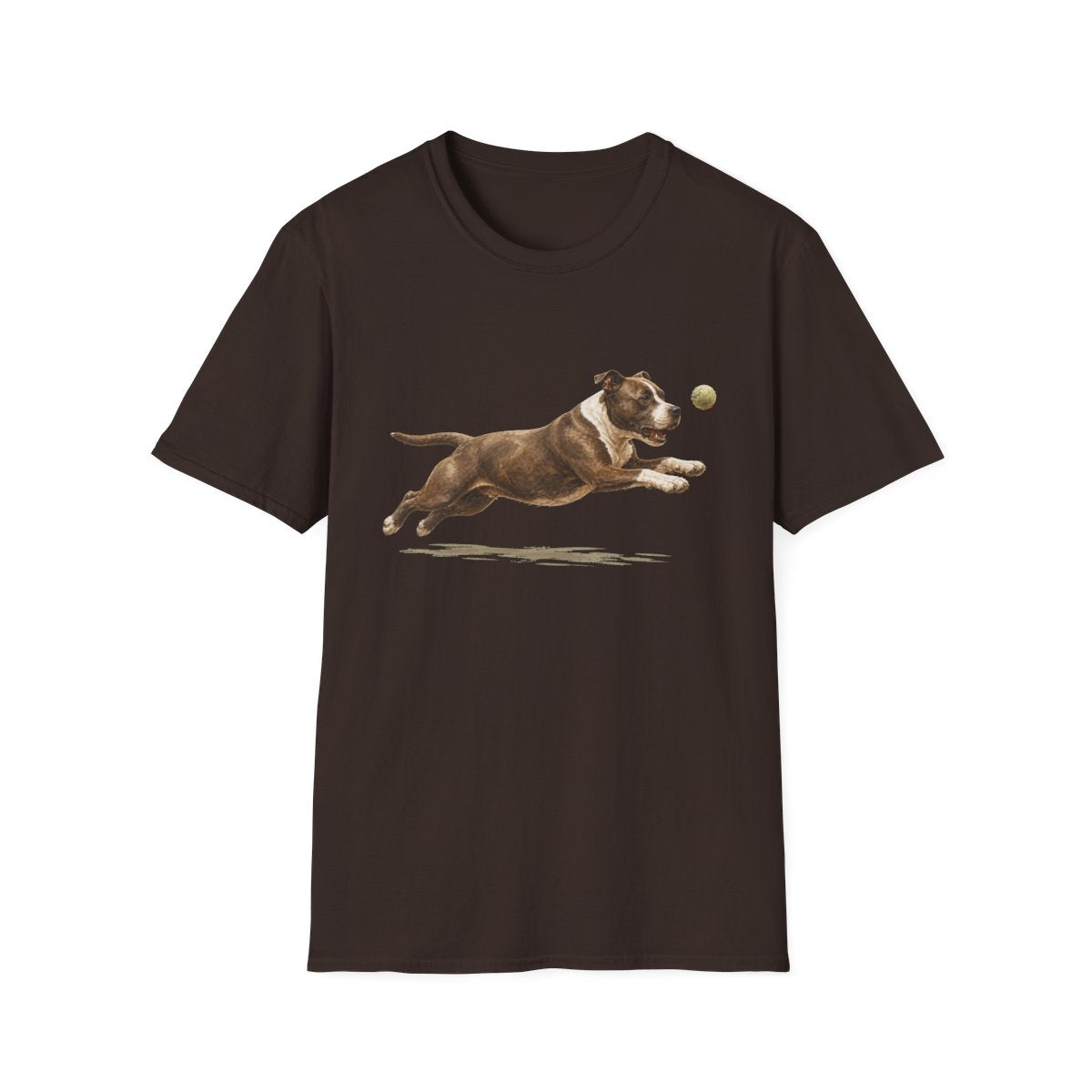 Nothing Gets Past My American Staffordshire Terrier Tee - Dark Chocolate