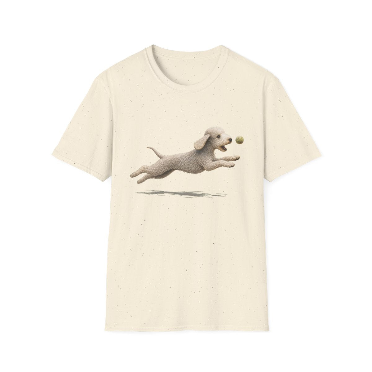 Nothing Gets Past My Bedlington Terrier Tee - Natural