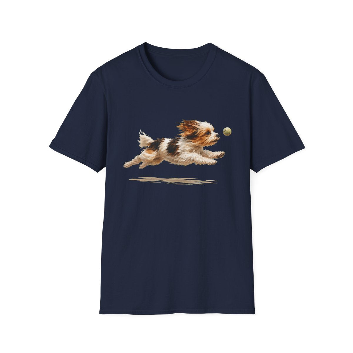 Nothing Gets Past My Biewer Terrier Tee - Navy