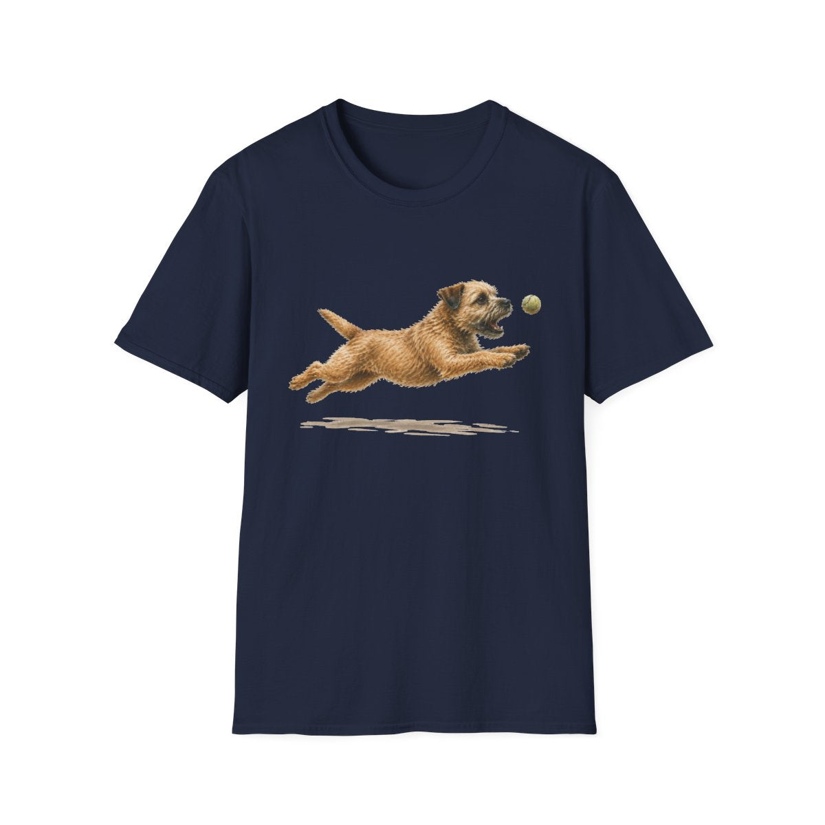 Nothing Gets Past My Border Terrier Tee - Navy
