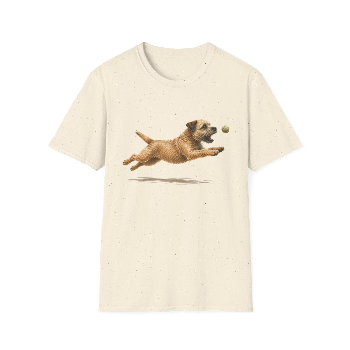 Nothing Gets Past My Border Terrier Tee - Natural
