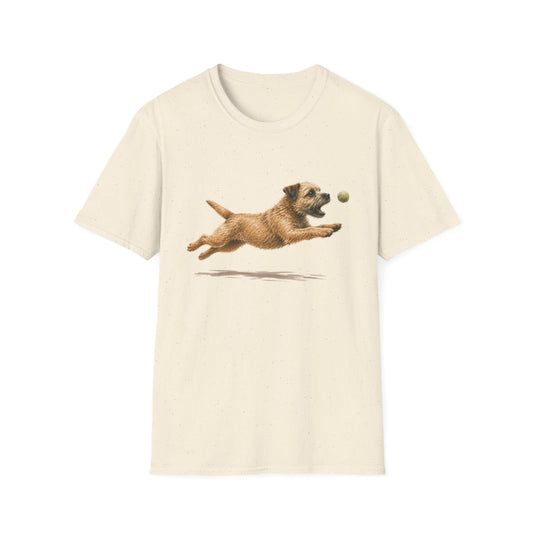 Nothing Gets Past My Border Terrier Tee - Natural
