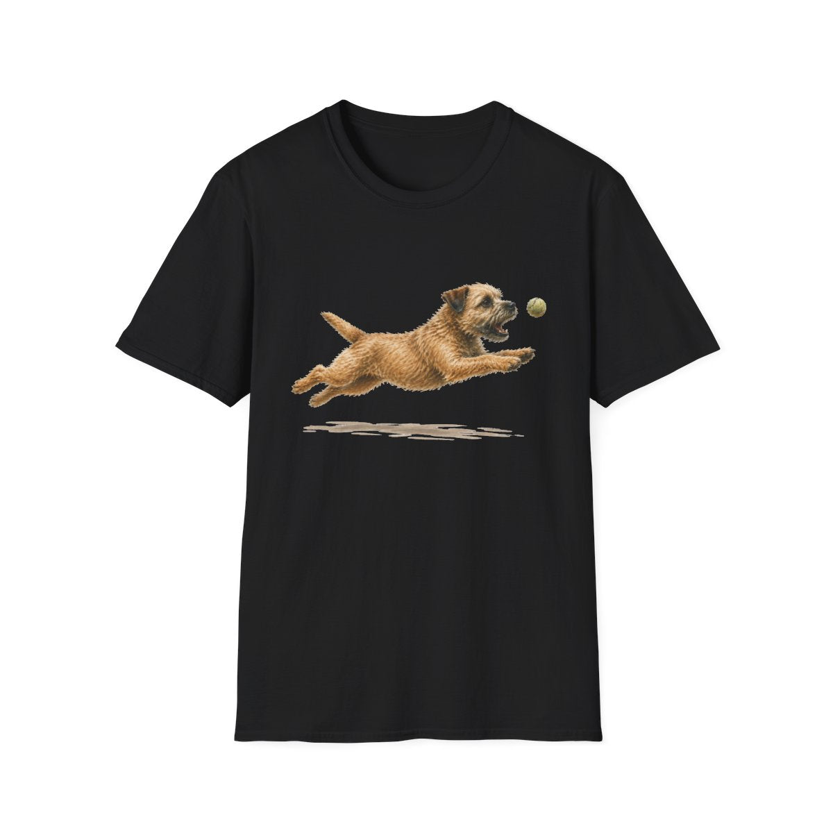 Nothing Gets Past My Border Terrier Tee - Black