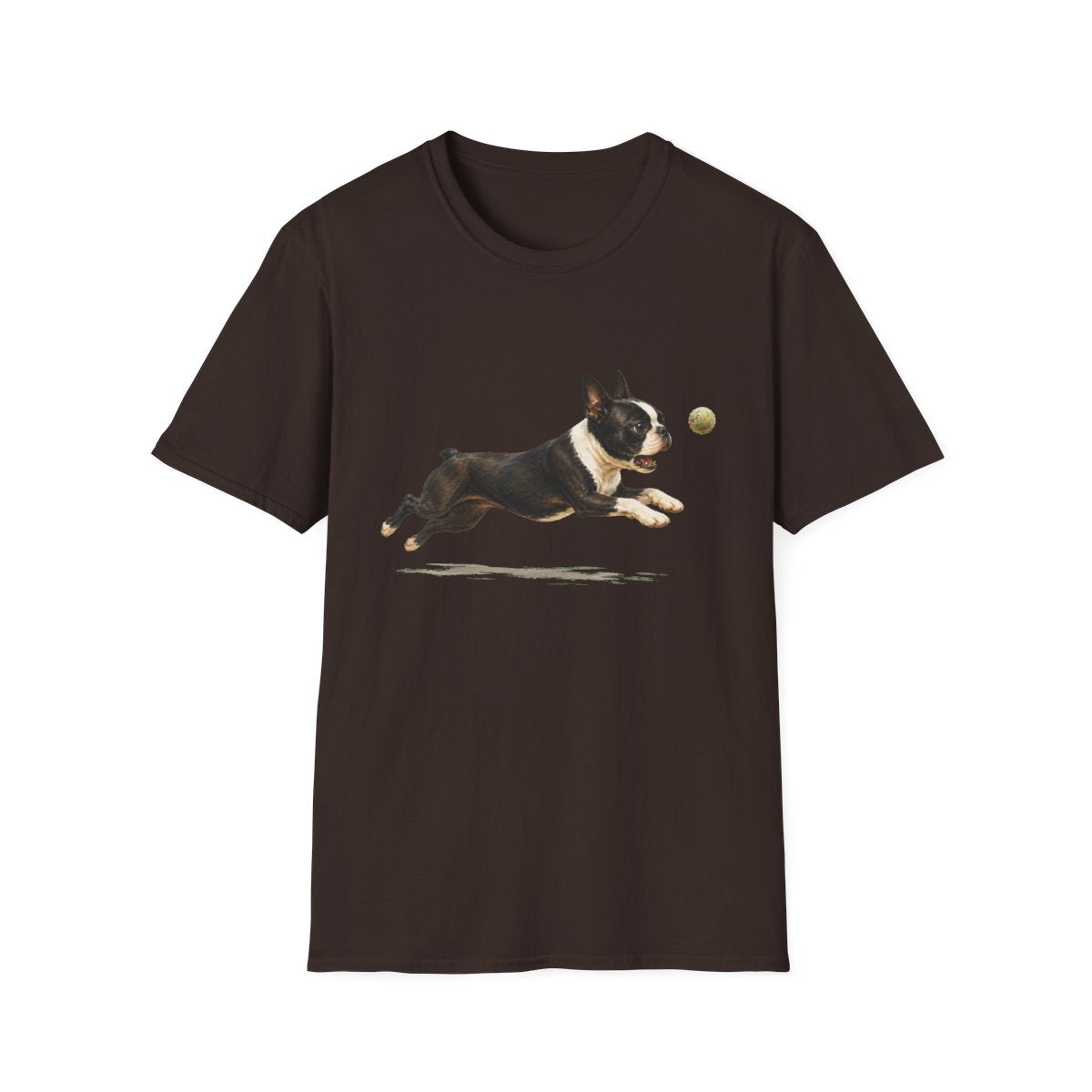 Nothing Gets Past My Boston Terrier Tee - Dark Chocolate