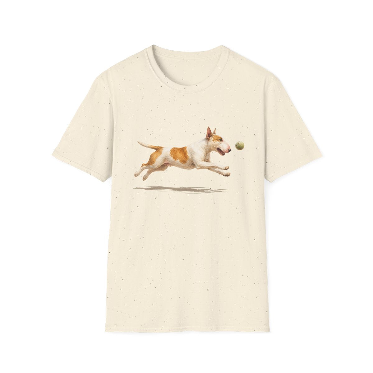 Nothing Gets Past My Bull Terrier Tee - Natural