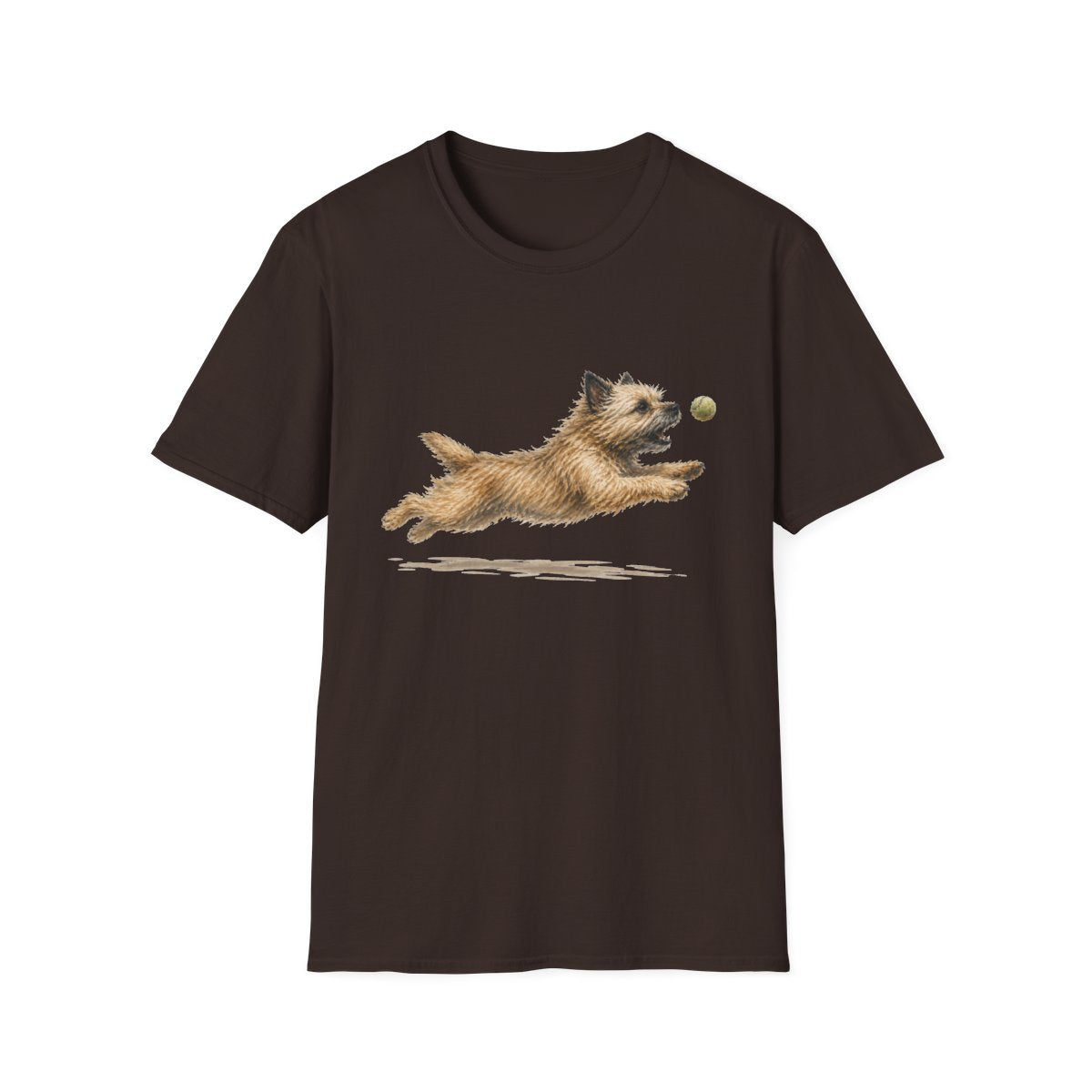 Nothing Gets Past My Cairn Terrier Tee - Dark Chocolate